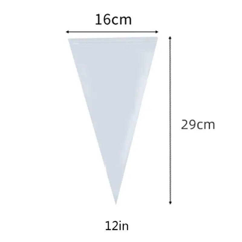 100pcs Disposable Piping Bags, Large Pastry Bags, Cake Decorating Bags, Large Piping Bags, Icing Bags for Cake Decorating