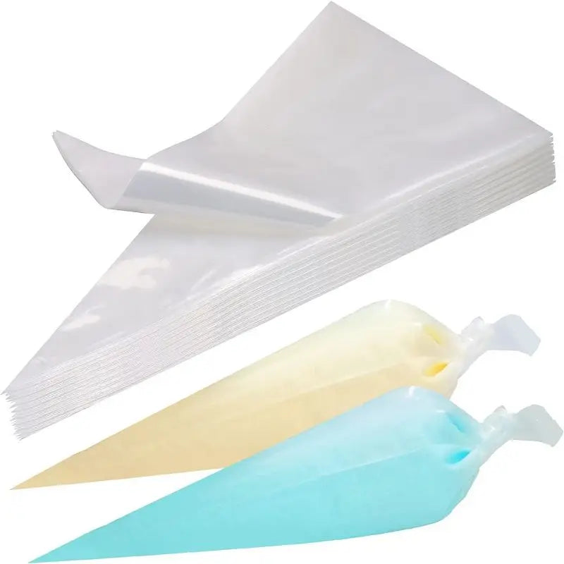 100pcs Disposable Piping Bags, Large Pastry Bags, Cake Decorating Bags, Large Piping Bags, Icing Bags for Cake Decorating