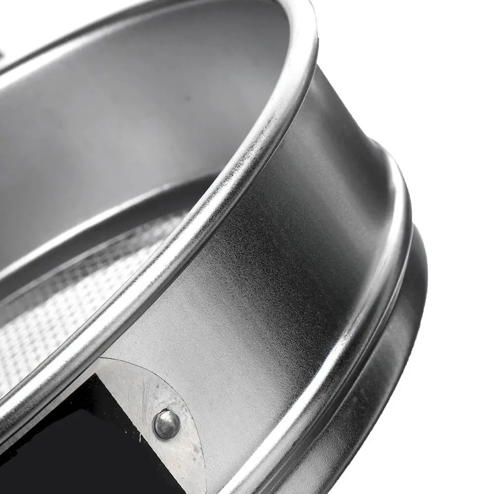 4-300M Round 304 Stainless Steel Flour Sieve Kitchen Food Bean Filter Screen Lab Powder Filter Sieve Strainer Sifter Baking
