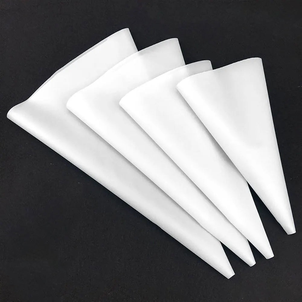 Silicone world 4Pcs Kitchen Gadgets Cream Pastry Bag DIY Cake Decorating Food Grade EVA Baking Accessories Reusable Piping Bags