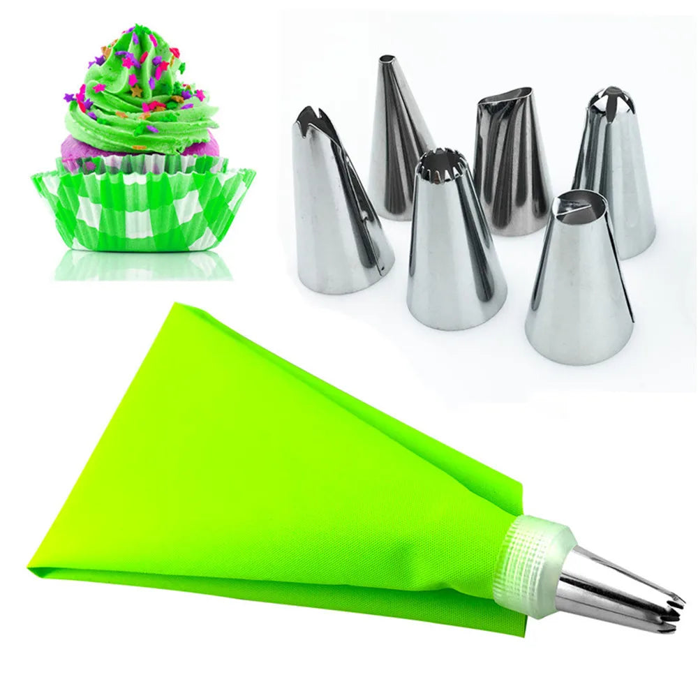 Piping bag Kitchen Confectionery cake Pastry sleeve for decoration silicone tools equipment accessories nozzles cream baking
