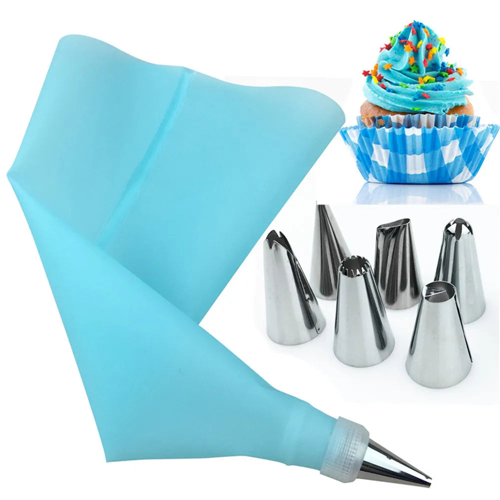 Piping bag Kitchen Confectionery cake Pastry sleeve for decoration silicone tools equipment accessories nozzles cream baking