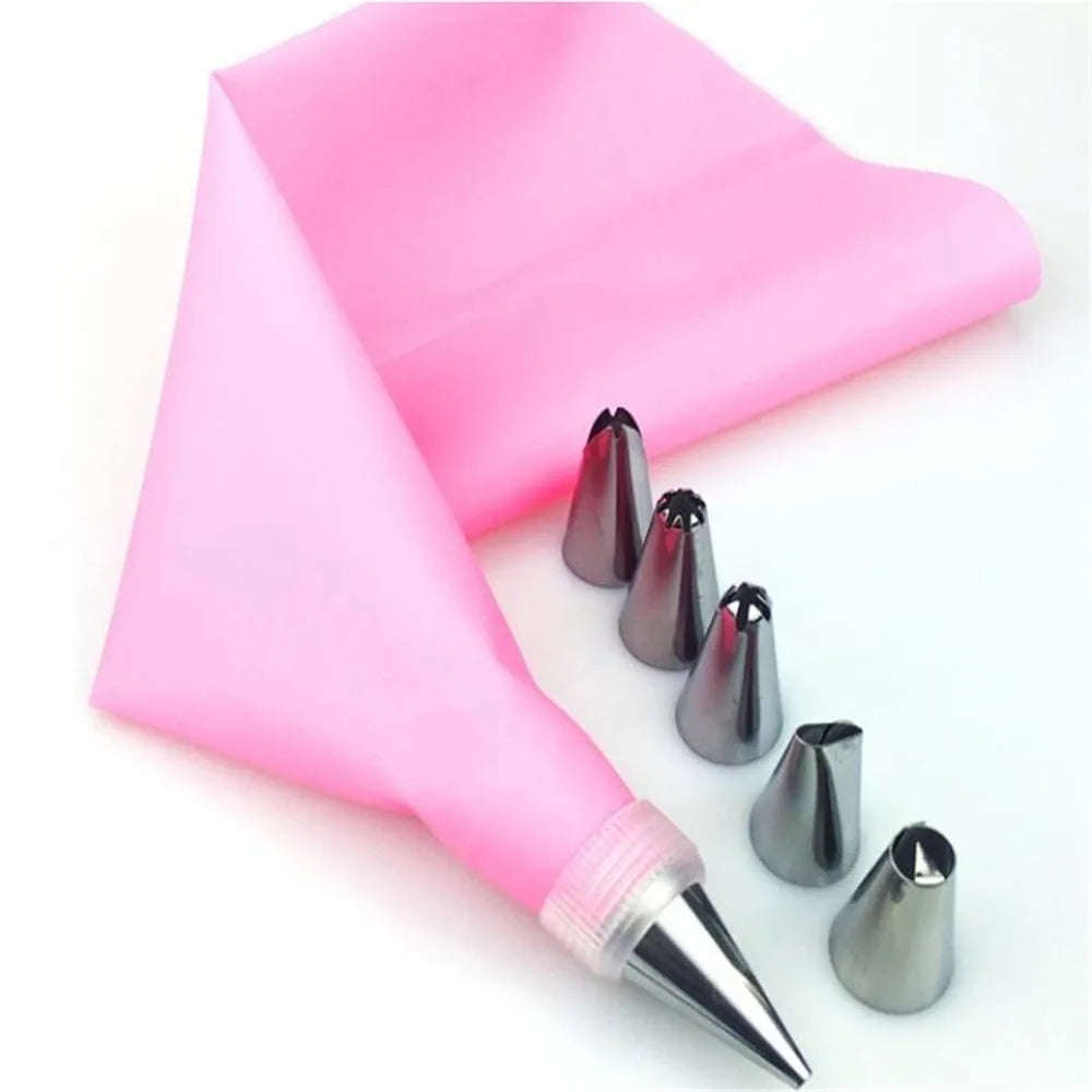 Piping bag Kitchen Confectionery cake Pastry sleeve for decoration silicone tools equipment accessories nozzles cream baking