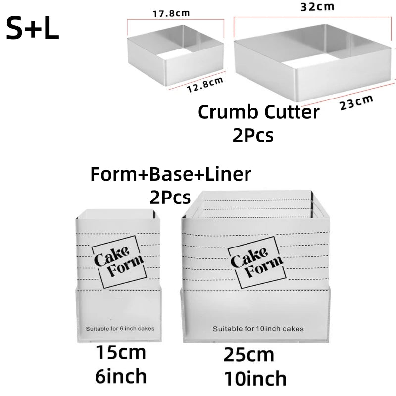 4-Piece Set-Quality Cake Frosting Beginners Cake Decorating Kit Compatible with Piping Bags