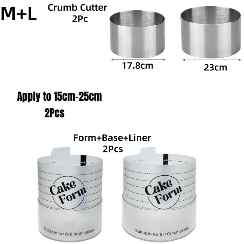 4-Piece Set-Quality Cake Frosting Beginners Cake Decorating Kit Compatible with Piping Bags