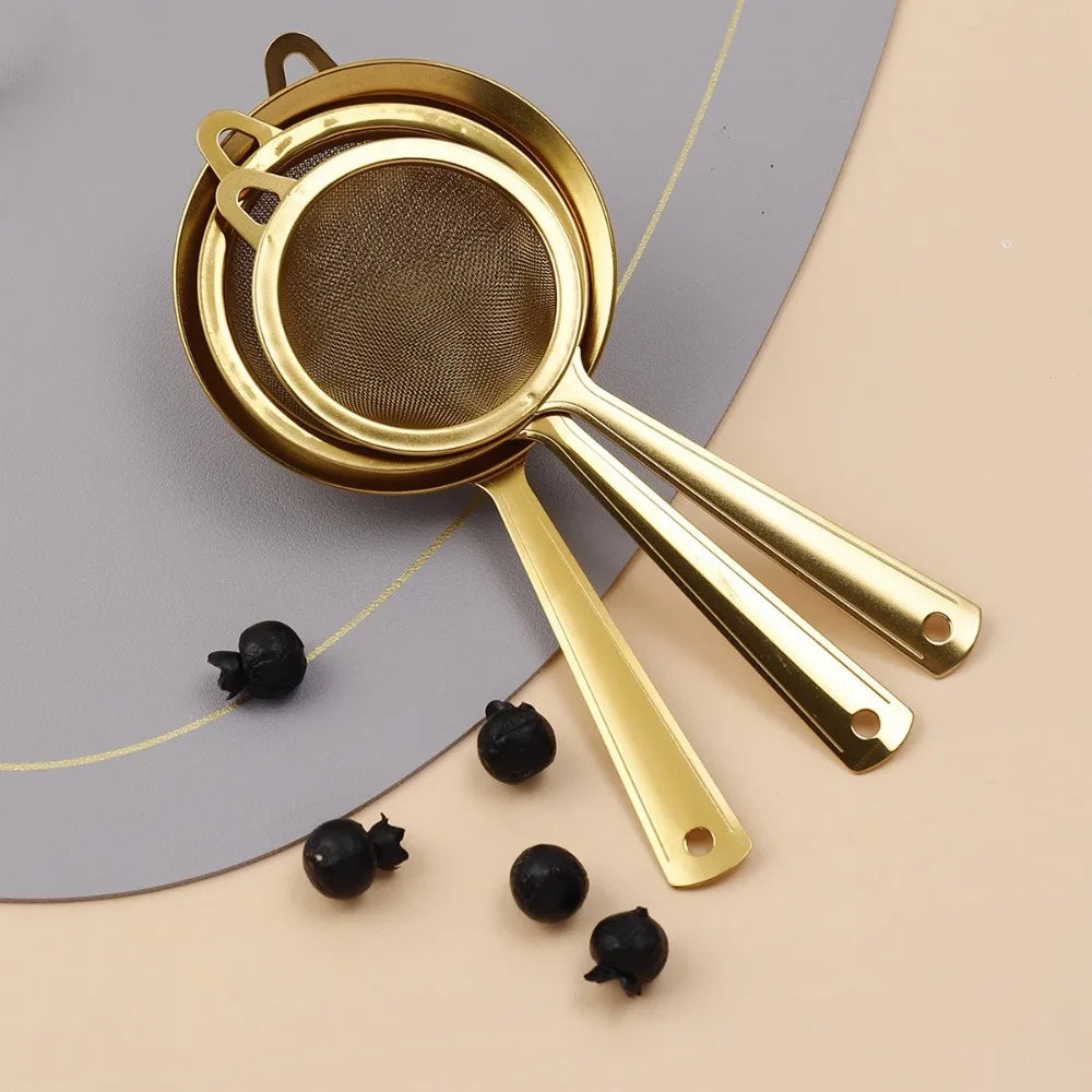 New Stainless Steel Matcha Sifter Very Fine Mesh Rust-Proof Tea Strainer Easy to Clean Small Food Sifters for Kitchen