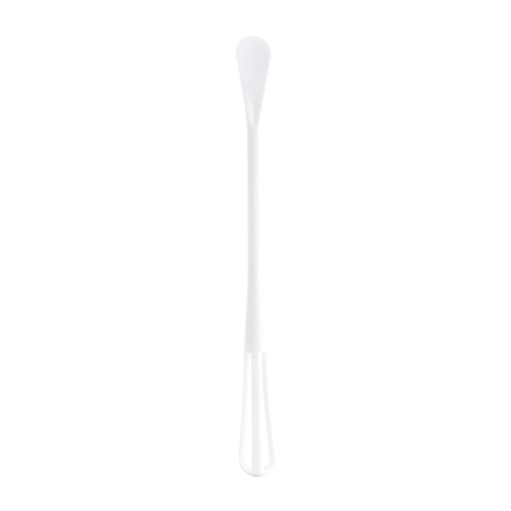 1/2PCS Small Mini Plastic Whisk Mixer Hand Egg Beater Stirrer Baking Blender Tool Double Head Whisk with Small Spoon Kitchen