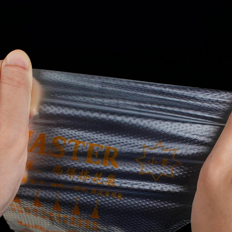 100pcs/lot Disposable Pastry Bag Transparent Plastic Household Kitchen Cake Decoration Cream DIY Tools Cookie Piping Bags TMZ