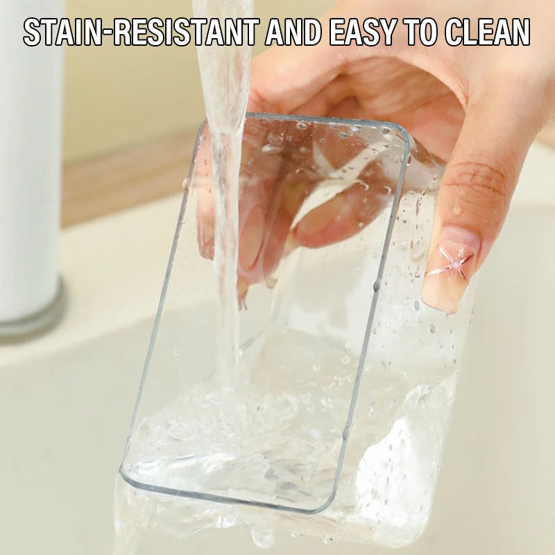 Nordic Countertop Bamboo Butter Dish Plate with Transparent Acrylic Lid Kitchen Storage Butter Container Box Butter Tableware