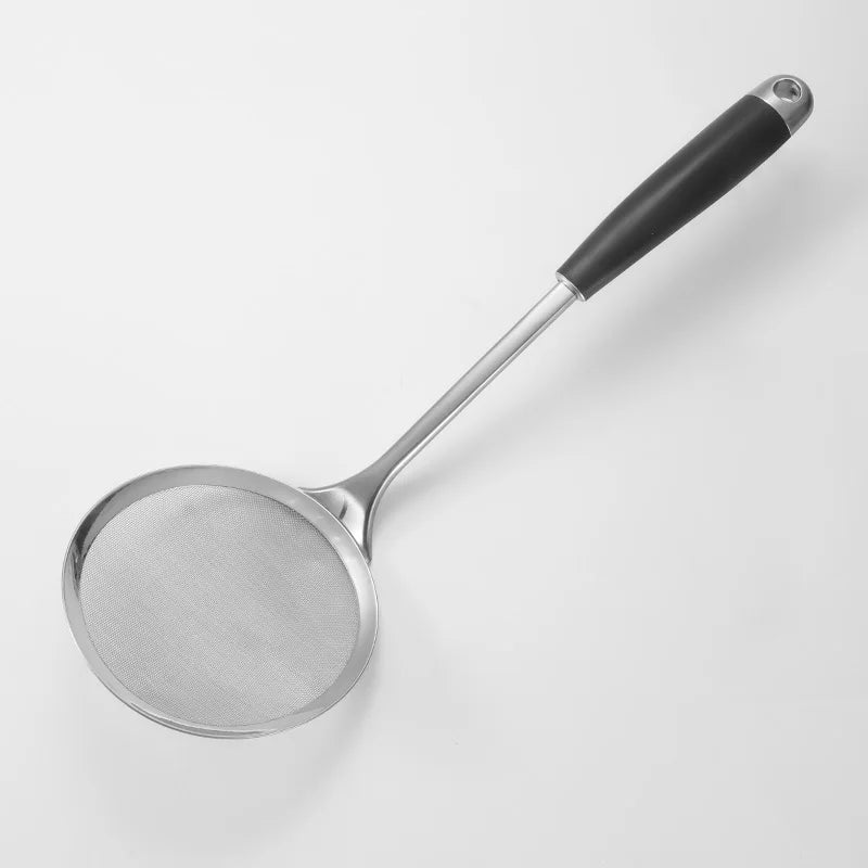 Stainless Steel Fine Double Mesh  Strainer Kitchen Skimmer Flour  Sifter Colander Sieve Wire Mesh  Juice Powder Filter Strainer