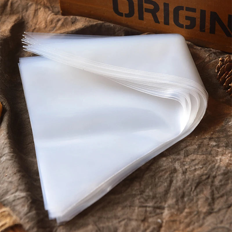 50Pcs Thicken Pastry Bags Cake Cream Decorating Bag Cupcake Icing Fondant Decorating Kitchen Baking Piping Bag Cream Cake Tool