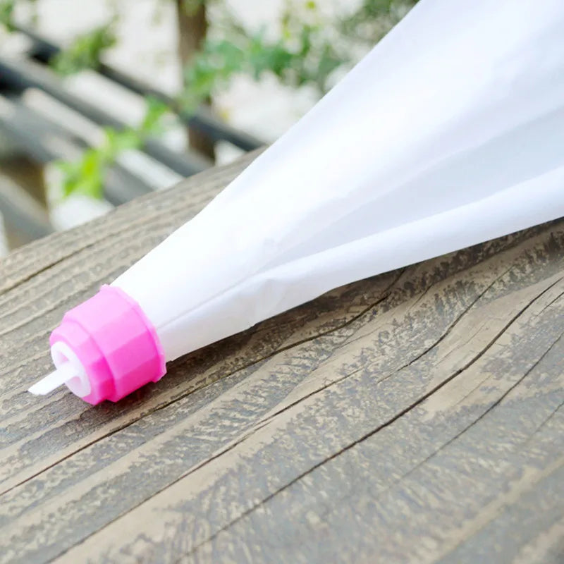 Two Color Decorating Dual Re-usable Icing Bags Piping Tool Cake Bags Cream Pastry Bicos Piping bag+converter E340