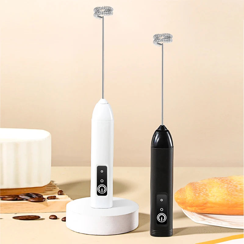 Xiaomi Electric Milk Frother Portable Egg Beater Hand Held Coffee Whisk Foam Mixer Rechargeable Kitchen Household Milk Foamer