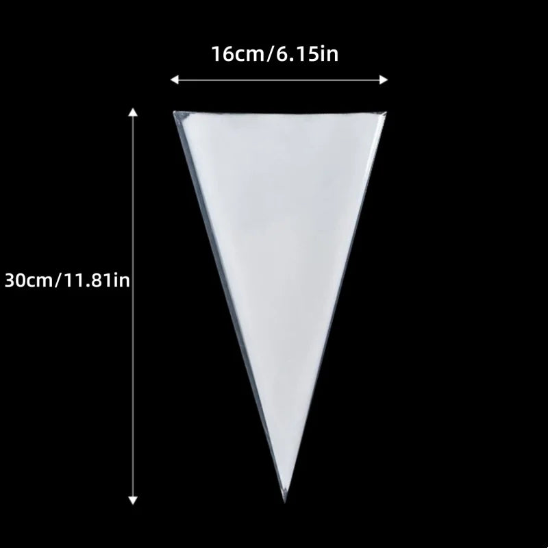 Disposable Piping Bags - Extra Thick Non-Slip Pastry Bags with Anti-Burst Design for Cake Decorating, Cupcakes