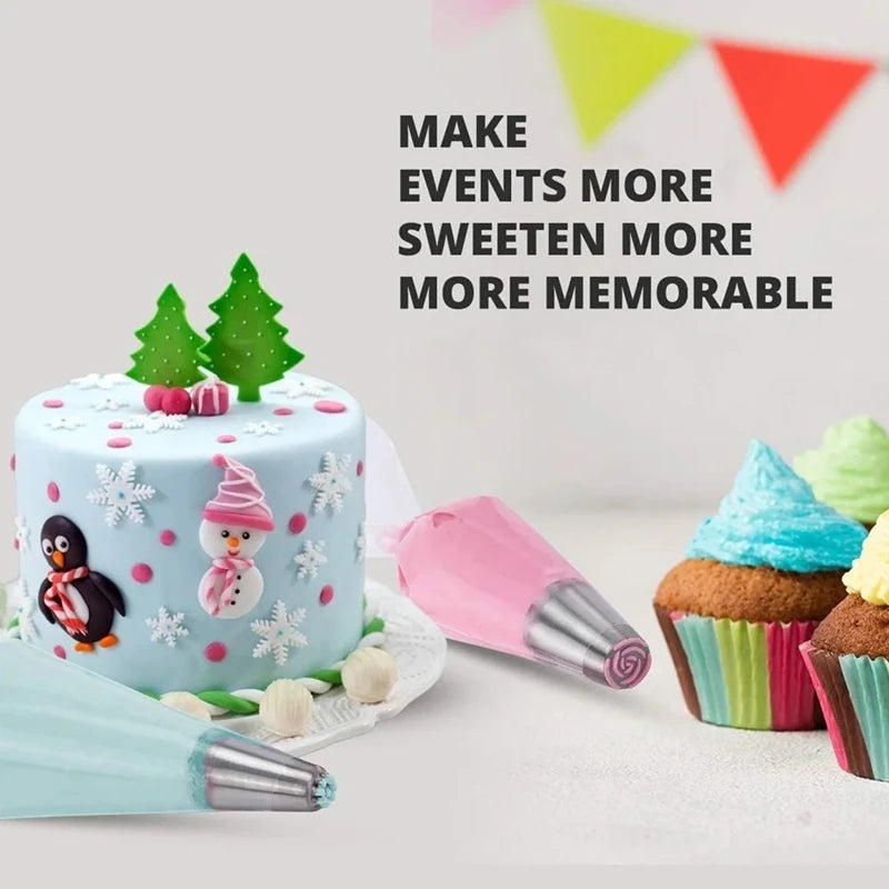 Disposable piping bags confectionery spout for cake Fondant Cake Cream Bag for Decorating Pastries Cakes Baking Tools