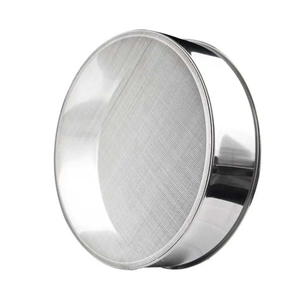 Durable Round Kitchen Mesh Flour Sifter Stainless Steel 12/18cm Flour Sieve Baking Tool Ultra-fine Strainer Sifters