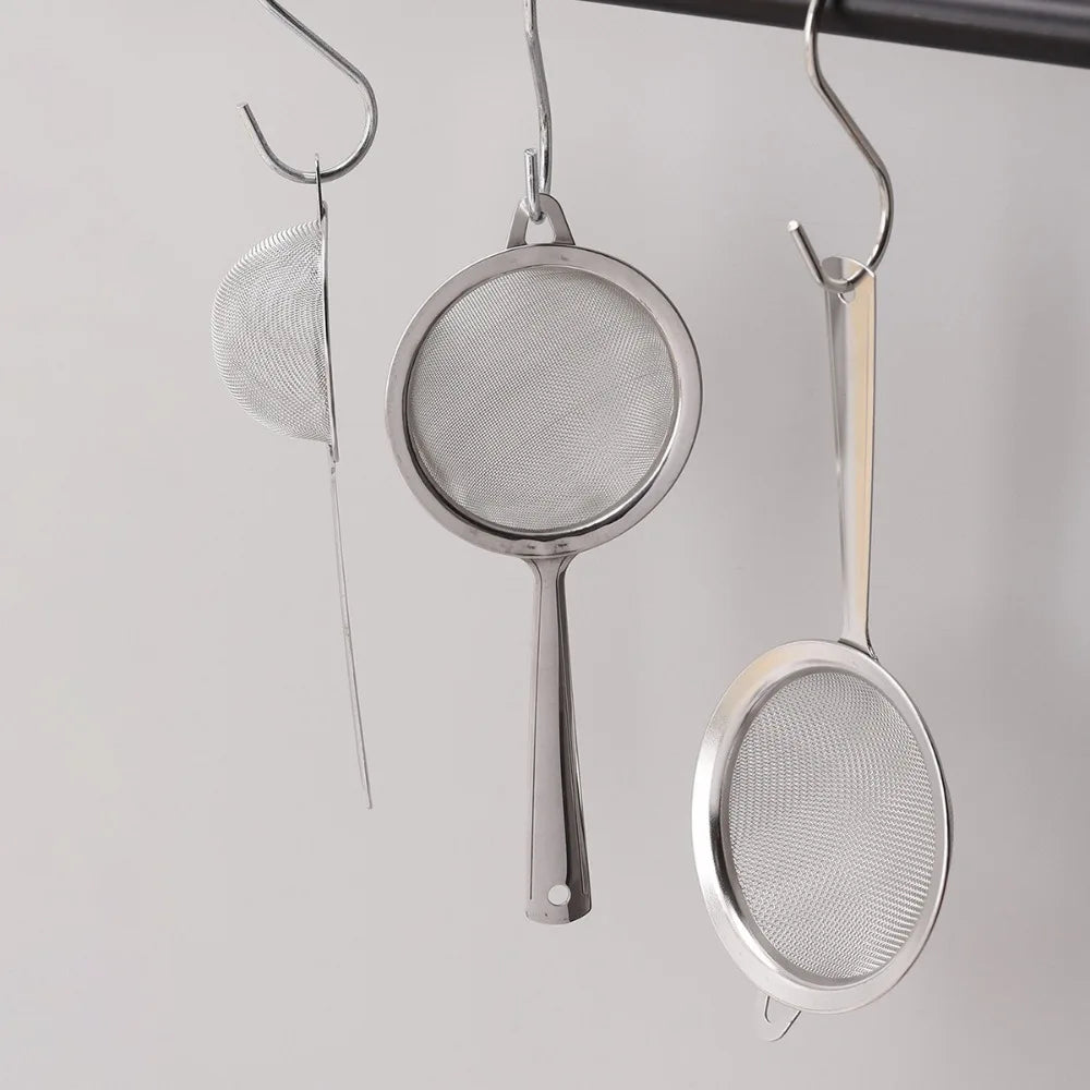 New Stainless Steel Matcha Sifter Very Fine Mesh Rust-Proof Tea Strainer Easy to Clean Small Food Sifters for Kitchen