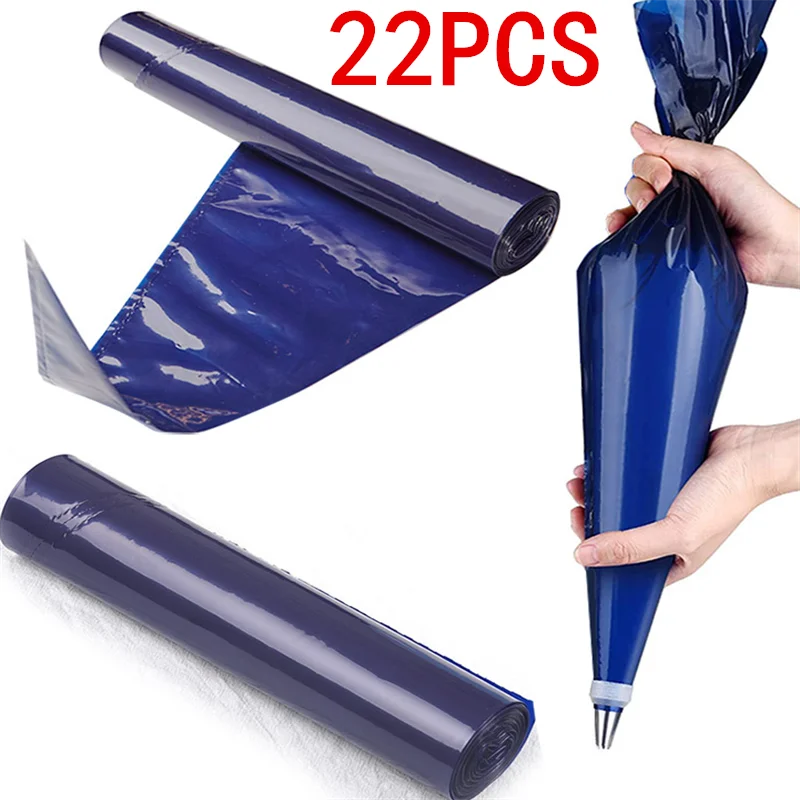 22/50pcs 21inch Large Disposable Pastry Bags Thicken Pipping Bag Premium Quality Icing Piping Bags For Cookies Cupcakes