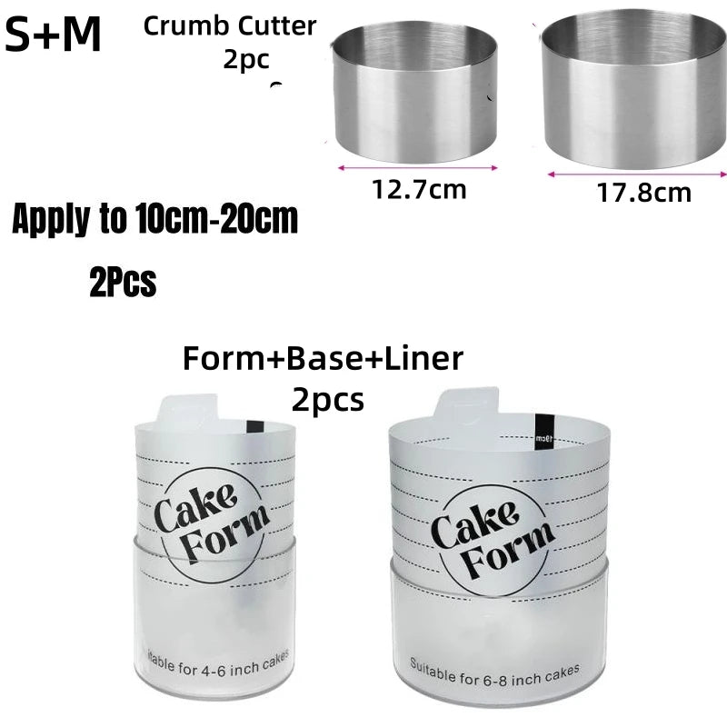 4-Piece Set-Quality Cake Frosting Beginners Cake Decorating Kit Compatible with Piping Bags