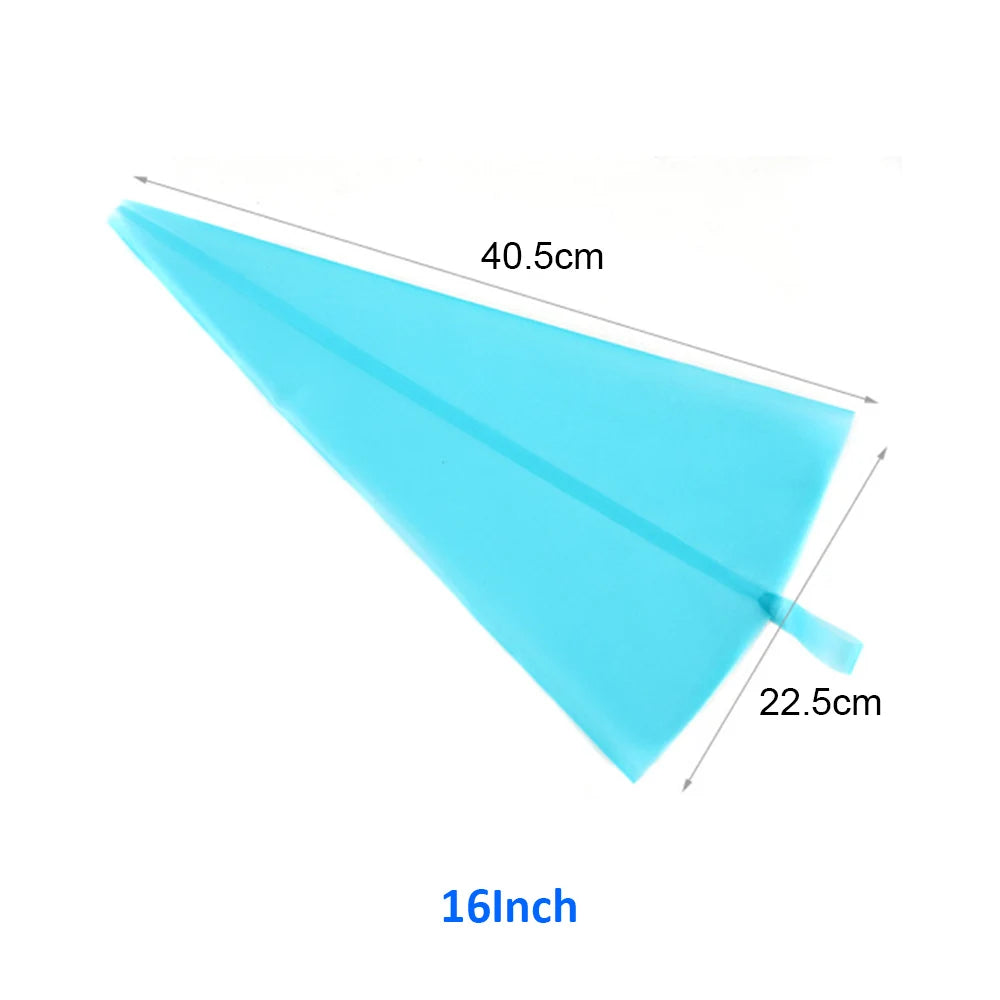 Silicone world 10/12/14/16/18/20/22 inch Cream Bag Kitchen Cake Lcing Piping Cake Decorating Tools Reusable TPU Pastry Bags