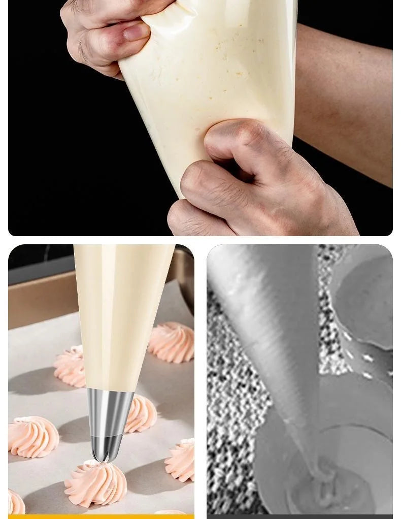 Disposable piping bags confectionery spout for cake Fondant Cake Cream Bag for Decorating Pastries Cakes Baking Tools