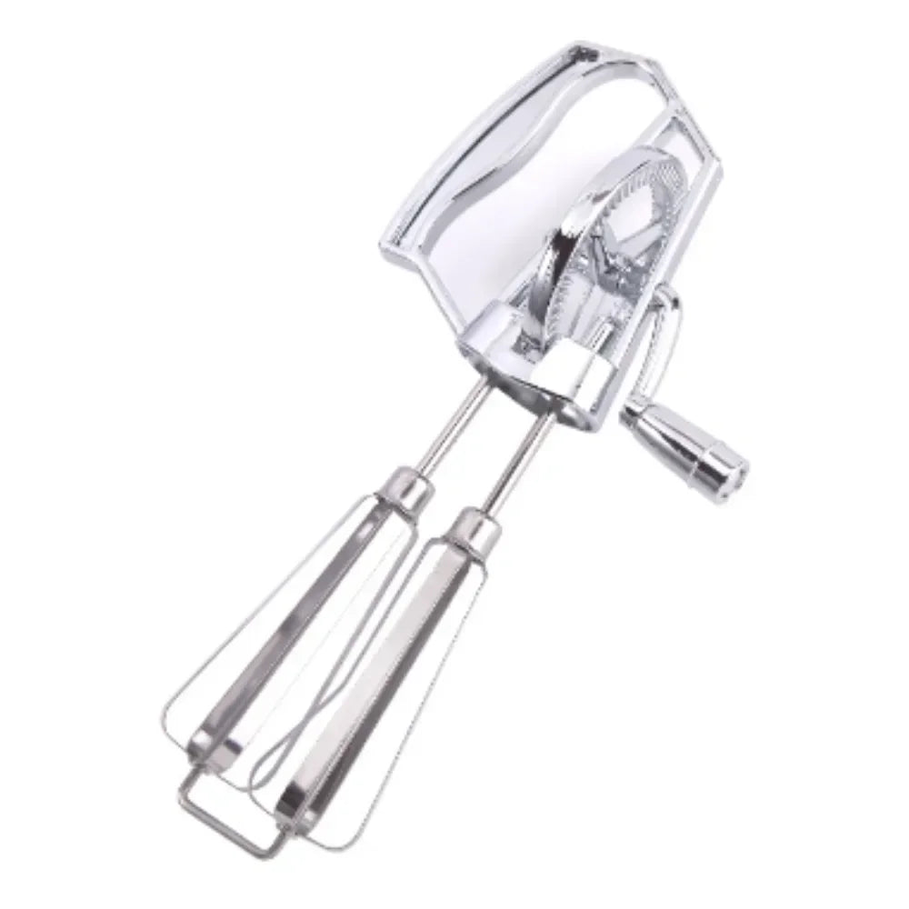 Egg Beater Stainless Steel Manual  - Dual Rotation - Multifunctional - Kitchen Utensils，Manual Breast Beater, Cream Mixer