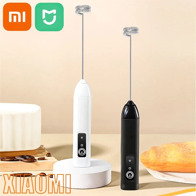 Xiaomi Electric Milk Frother Handheld Egg Beater Foamer Coffee Maker Electric Blender Mixer Mini Portable Blender Kitchen Tool