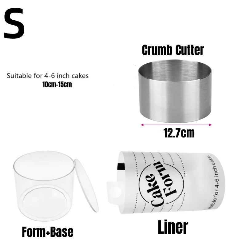 4-Piece Set-Quality Cake Frosting Beginners Cake Decorating Kit Compatible with Piping Bags