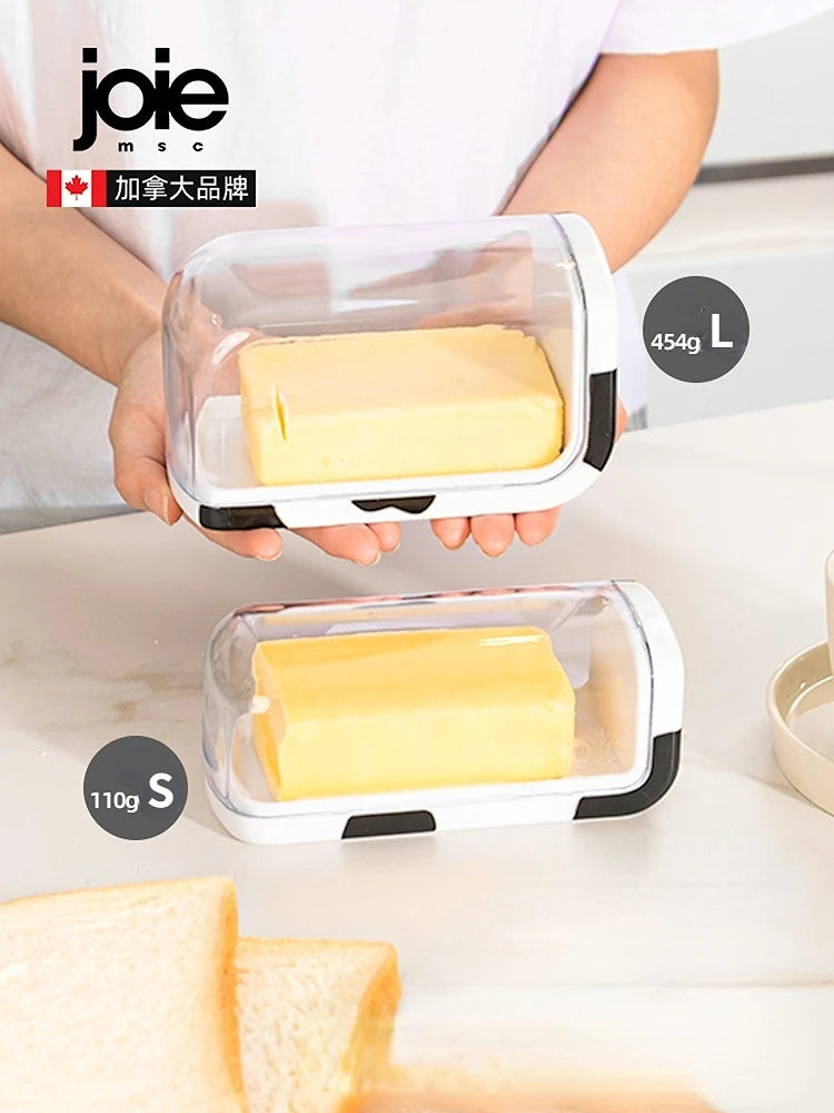 Joie MooMoo Butter Dish with Lid Butter container Butter Storage Box for Refrigerator Butter Cheese Storage Box Tableware