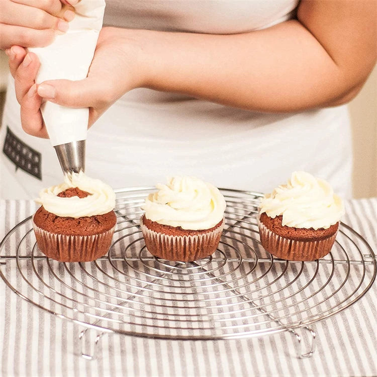 LMETJMA 100 Pcs Piping Bags Upgraded Anti-Burst Disposable Icing Piping Pastry Bags For All Size Tips and Couples JT128