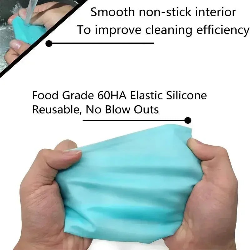 20/26/42PCS Bake Cake Decorating Kit Tools with Stainless Steel Tips Piping Bags and Tips Set Reusable Silicone Pastry Bags