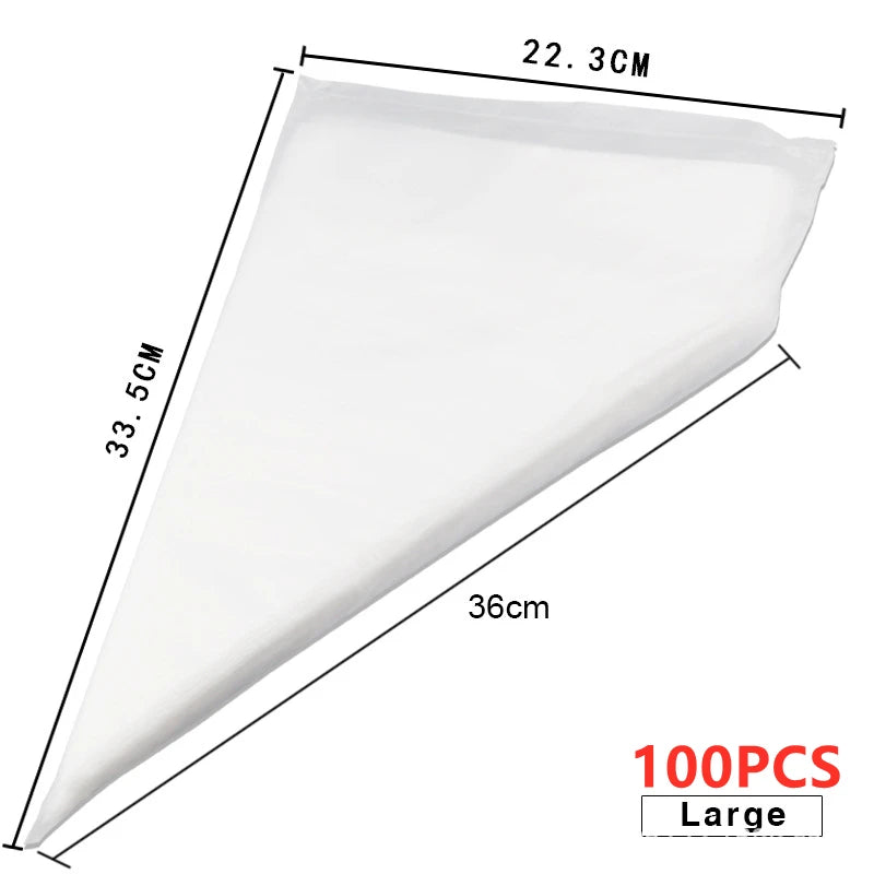 Disposable piping bags confectionery spout for cake Fondant Cake Cream Bag for Decorating Pastries Cakes Baking Tools