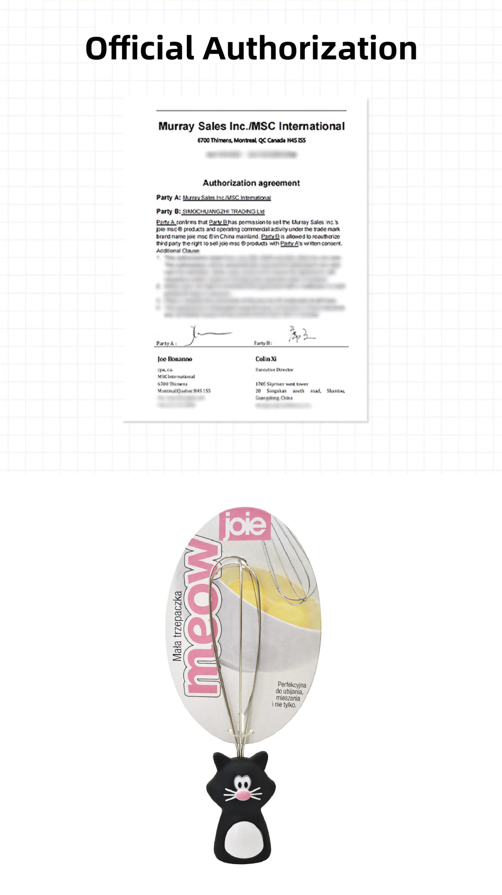 Joie Meow Little Whisk Manual Egg Beater Stainless Steel Egg Whisk Kitchen Wire Balloon Whisk Milk Egg Beater Egg Mixing Tool