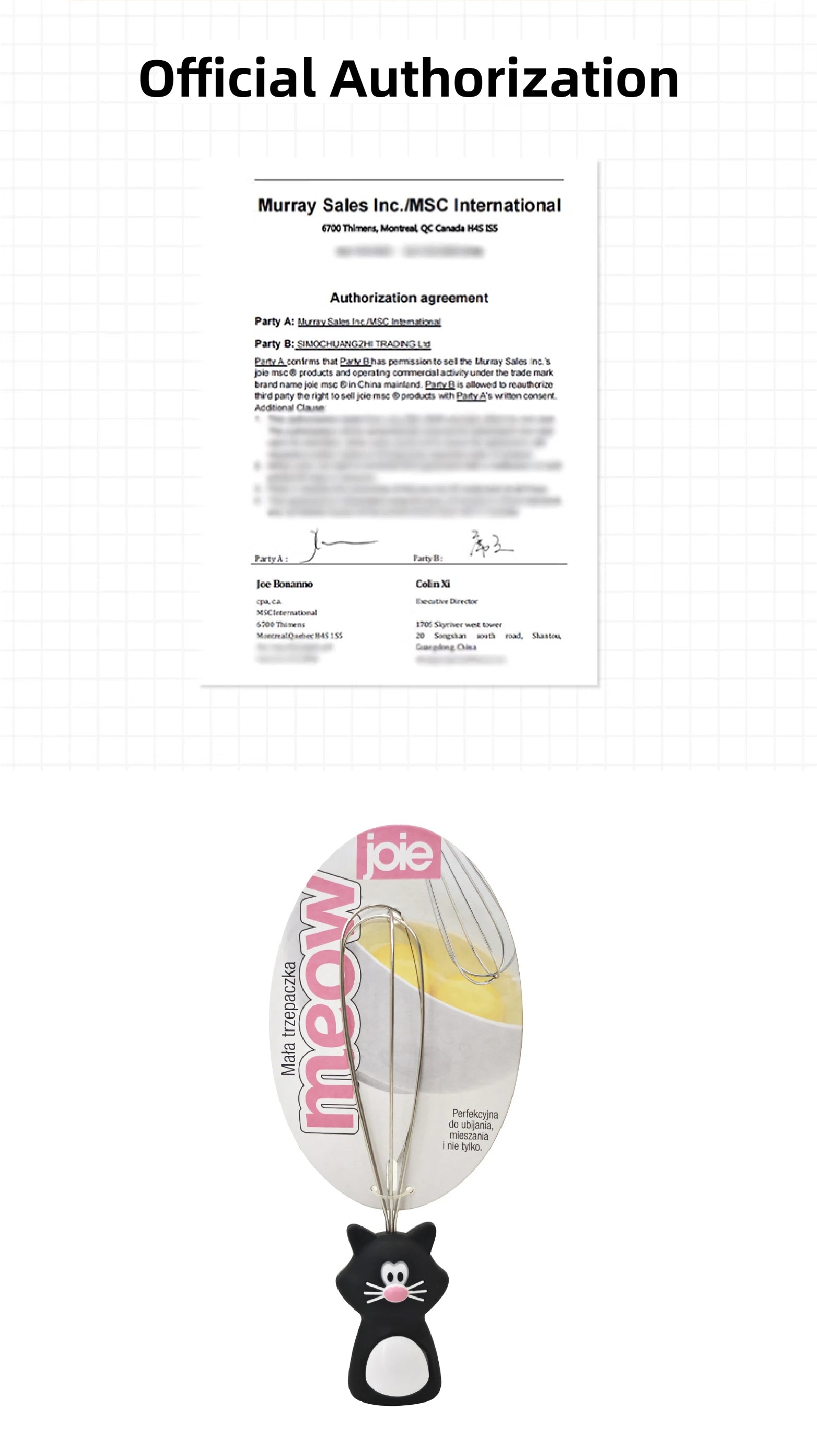 Joie Meow Little Whisk Manual Egg Beater Stainless Steel Egg Whisk Kitchen Wire Balloon Whisk Milk Egg Beater Egg Mixing Tool