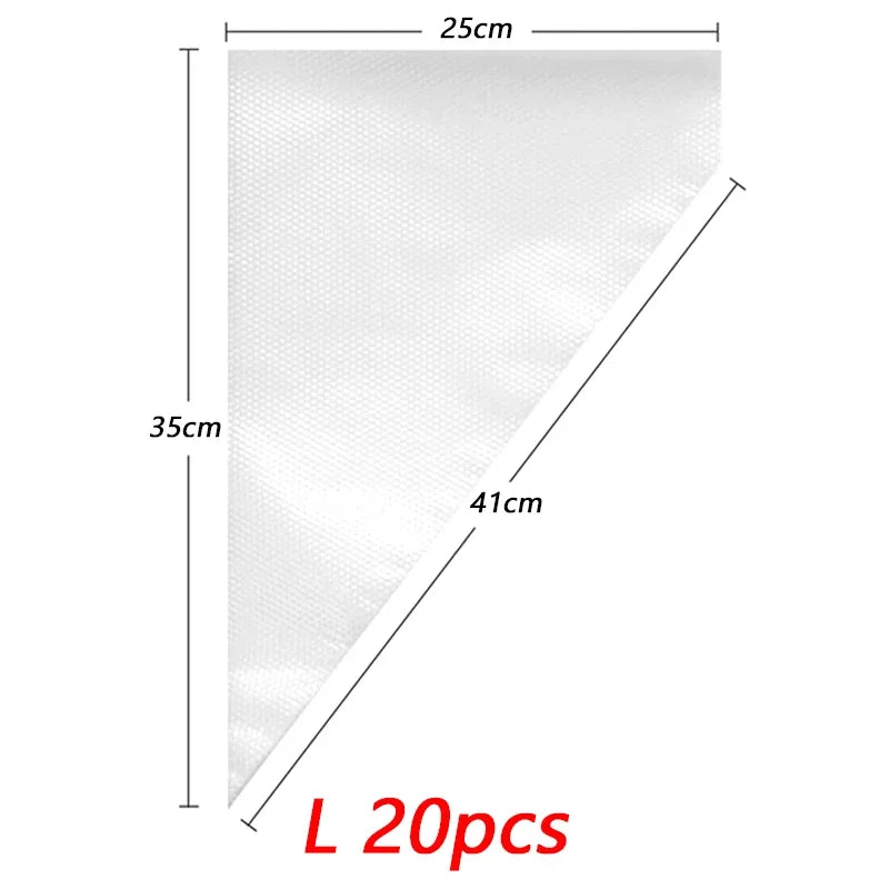 100/50/20 PCS S/M/L Disposable Pastry Bag Cake Cream Decorating Bag Icing Kitchen Baking Piping Bag Pastry Tip Tool Cake Tools