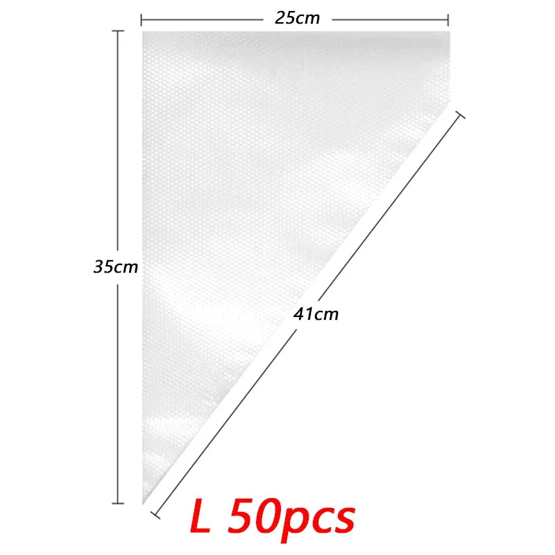 100/50/20 PCS S/M/L Disposable Pastry Bag Cake Cream Decorating Bag Icing Kitchen Baking Piping Bag Pastry Tip Tool Cake Tools