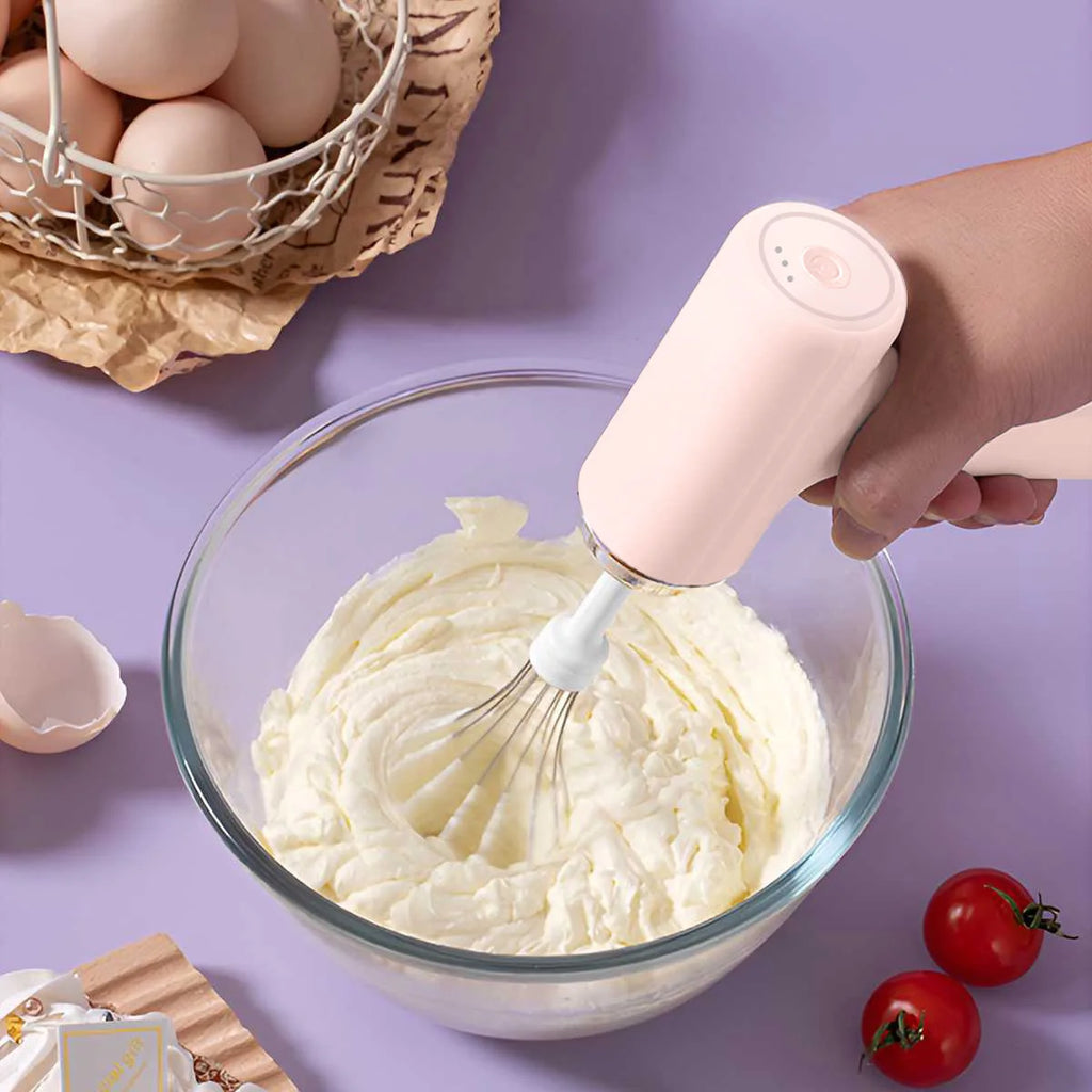 Portable Mixer Handheld Electric Egg Beater 1PCS Cordless Electric Food Mixer Three Speed Settings Kitchen Tools