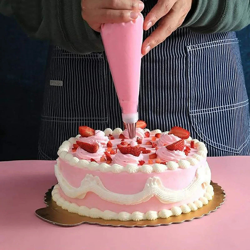 100 PCS Thick Disposable Pastry Bags DIY Cake Cream Decoration Piping Bag Icing Bag Baking Supplies Pastry Sleeves