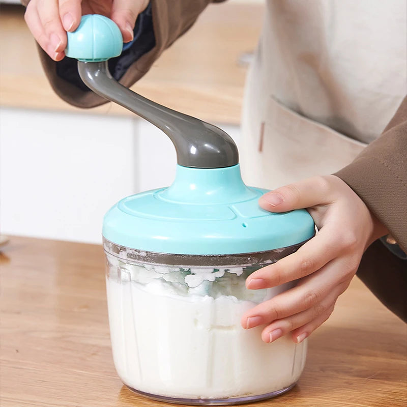 Multifunctional Manual Whisk Semi-automatic Egg White Cream Cake Egg Hand Mixer Hand Crank Beater Household Ferramentas Cocina