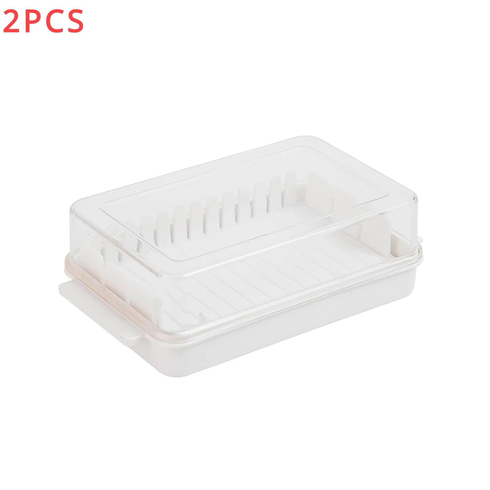 Butter Cutting Storage Box Transparent Large-capacity Low-temperature Resistant Refrigerator Storage Cheese Fresh-keeping Box