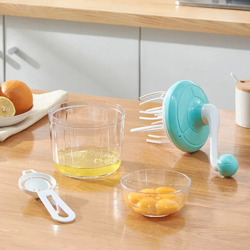Multifunctional Manual Whisk Semi-automatic Egg White Cream Cake Egg Hand Mixer Hand Crank Beater Household Ferramentas Cocina