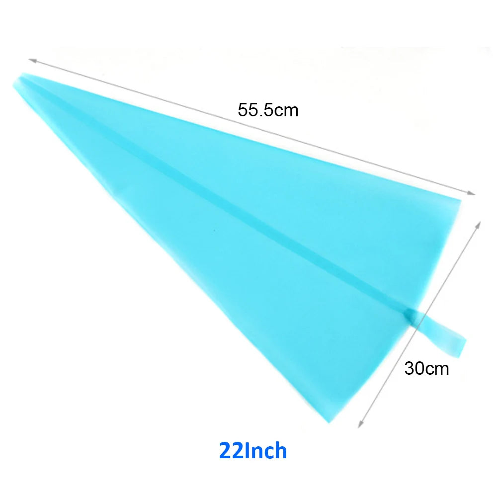 Silicone world 10/12/14/16/18/20/22 inch Cream Bag Kitchen Cake Lcing Piping Cake Decorating Tools Reusable TPU Pastry Bags