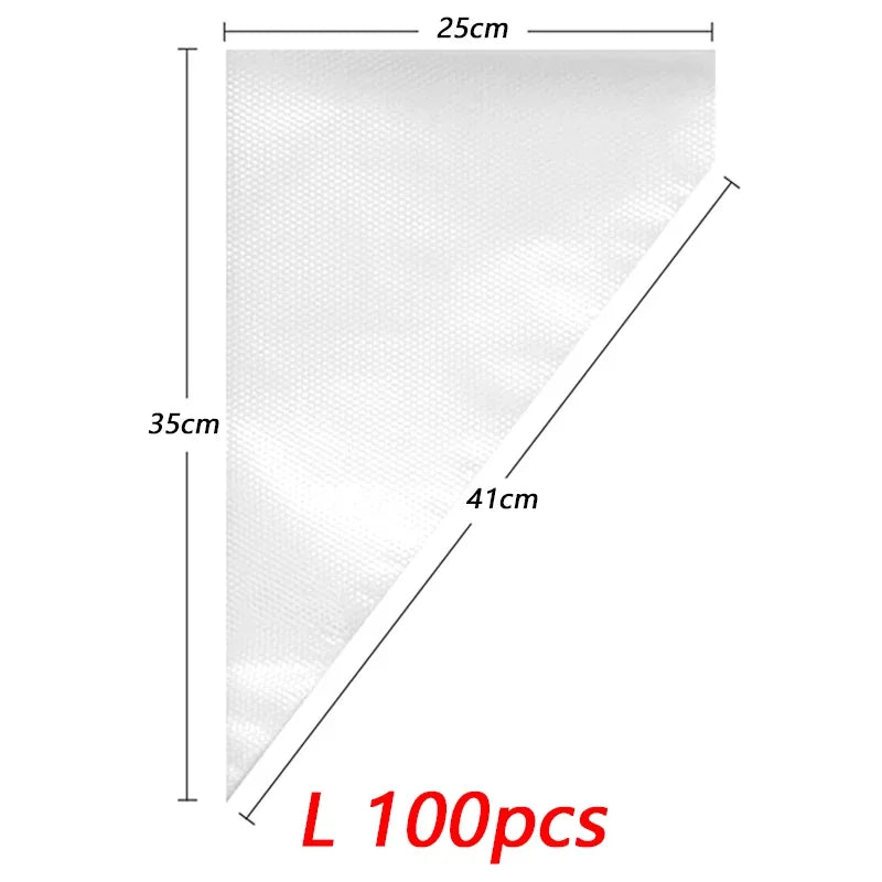 100/50/20 PCS S/M/L Disposable Pastry Bag Cake Cream Decorating Bag Icing Kitchen Baking Piping Bag Pastry Tip Tool Cake Tools