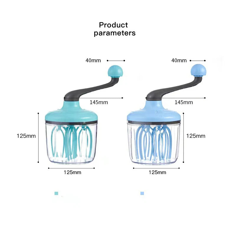 Multifunctional Manual Whisk Semi-automatic Egg White Cream Cake Egg Hand Mixer Hand Crank Beater Household Ferramentas Cocina