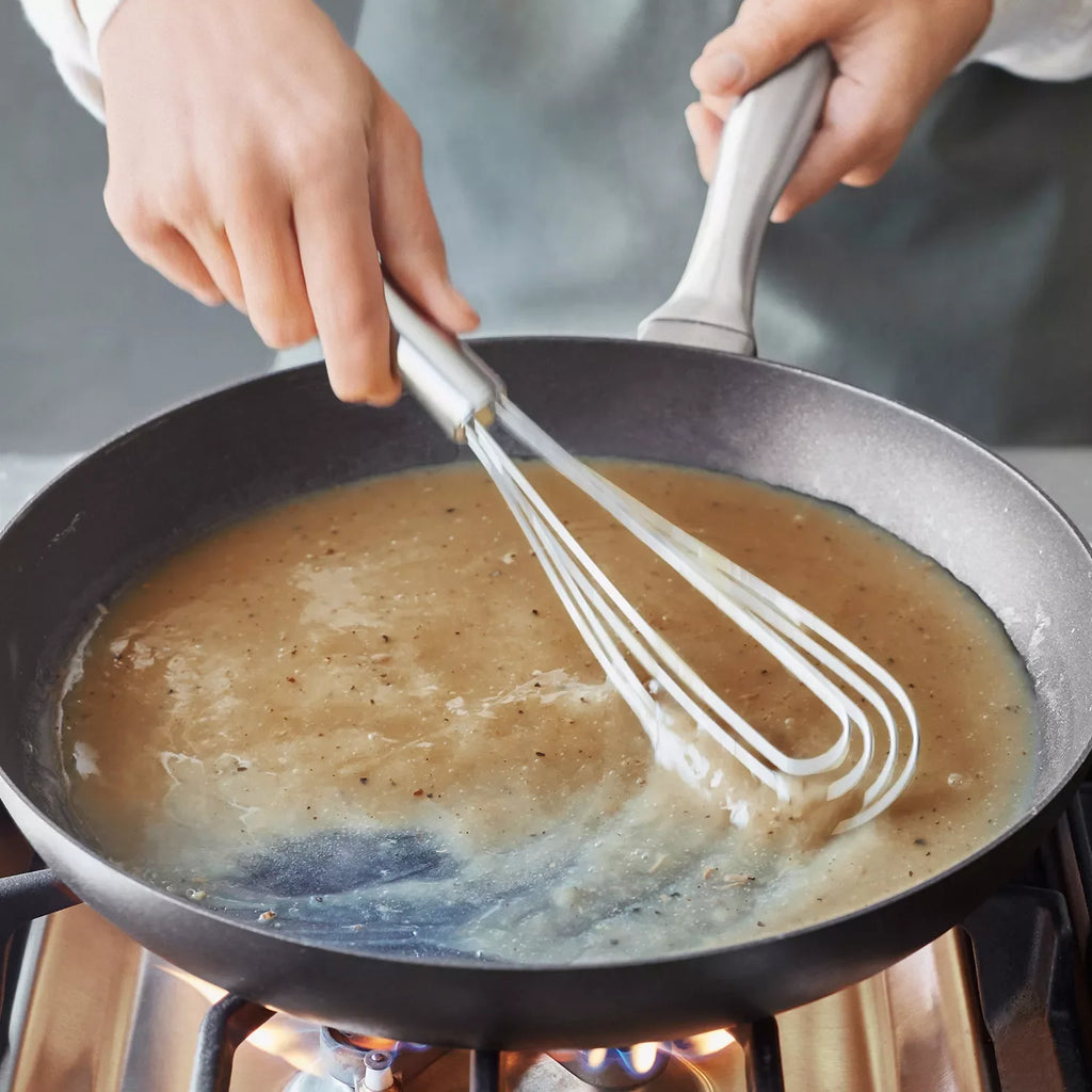 VIMACO® Flat Whisk Stainless Steel 8"10"12" Egg Utensils for Kitchen Baking Prepworks