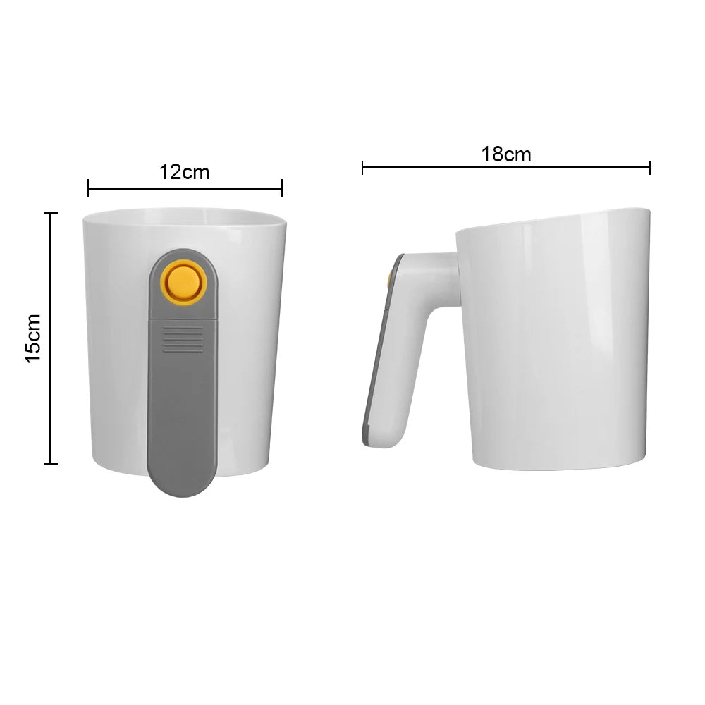 Handheld Icing Sugar Powder Electric Flour Sieve Screen Cup Shaped Baking Flour Sifter Kitchen Pastry Cake Tool Stainless Steel