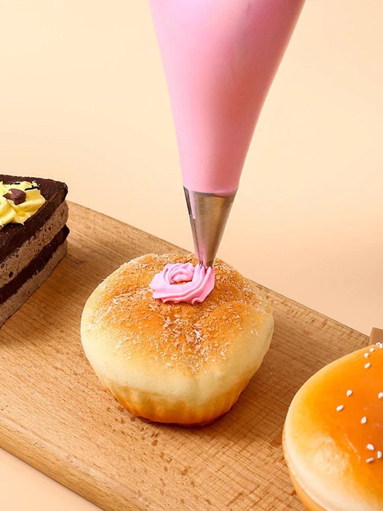 50/100pcs Pastry Bags Disposable Transparent Piping Bag Milking Oil Household Kitchen Baking Products for Cake Decorating TMZ