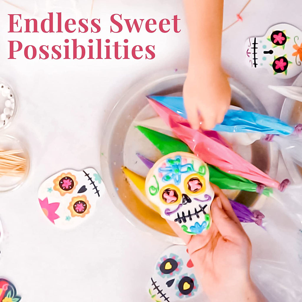 200pcs Anti Burst Piping Bags Icing Piping Bag Birthday Cake making Pastry Bags Package Kitchen Baking Supplies