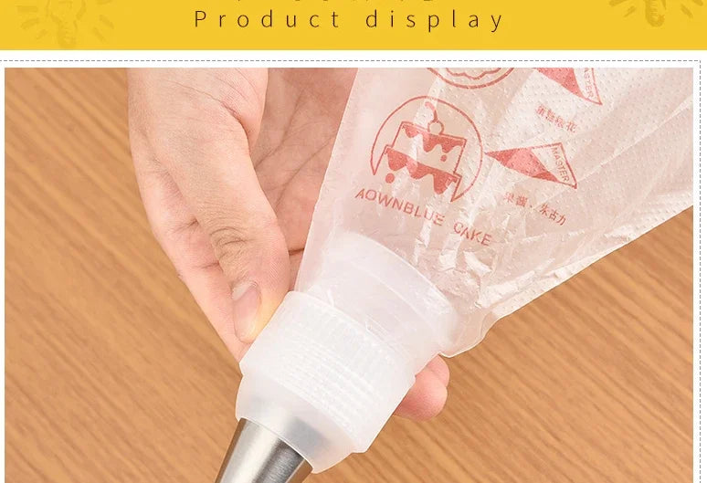 100/50/20 PCS S/M/L Disposable Pastry Bag Cake Cream Decorating Bag Icing Kitchen Baking Piping Bag Pastry Tip Tool Cake Tools