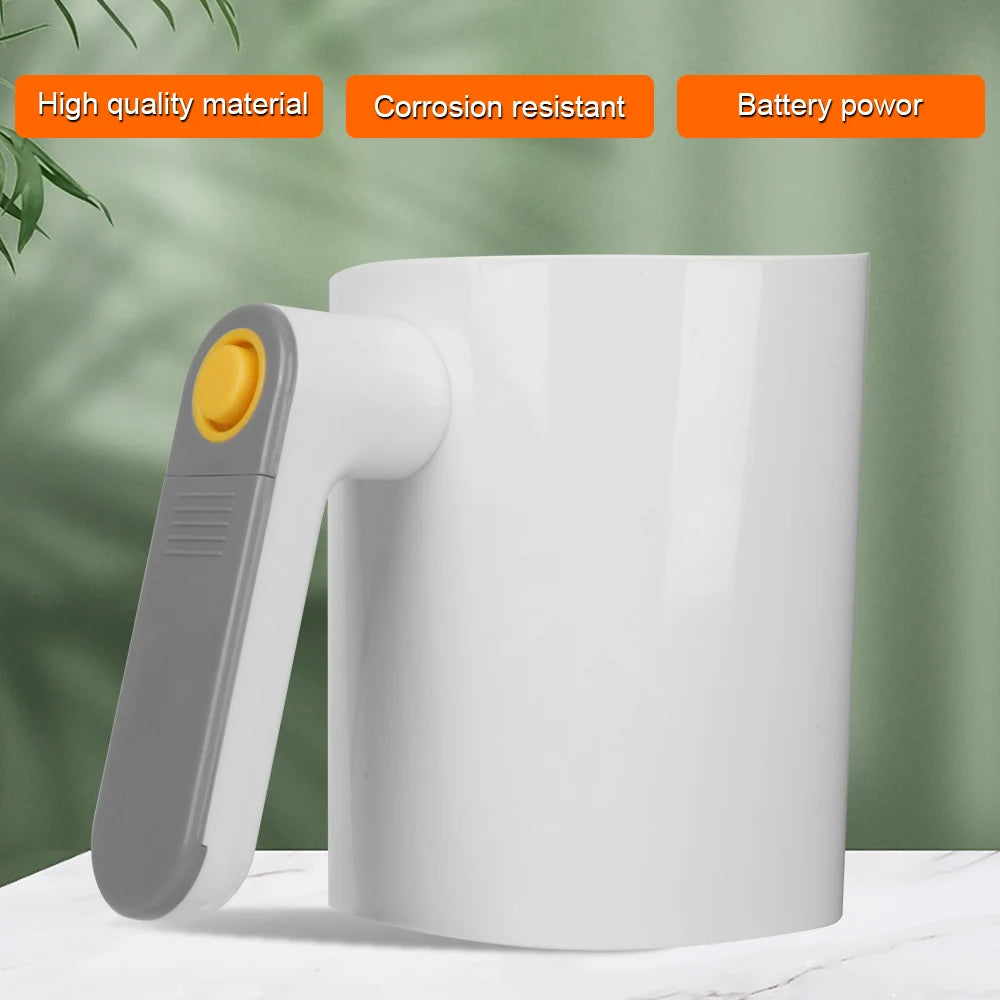 Handheld Icing Sugar Powder Electric Flour Sieve Screen Cup Shaped Baking Flour Sifter Kitchen Pastry Cake Tool Stainless Steel